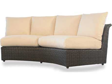 Lloyd Flanders Flair Wicker Curved Sectional Sofa