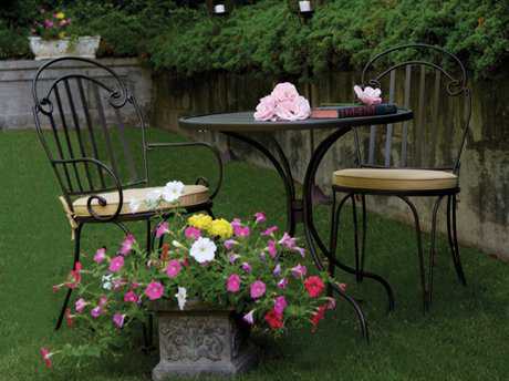 Meadowcraft Sannibel Wrought Iron Bistro Set
