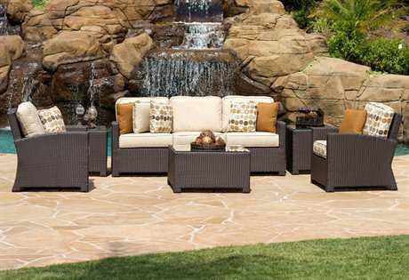 Forever Patio Barbados Wicker Lounge Set with Coffee Table