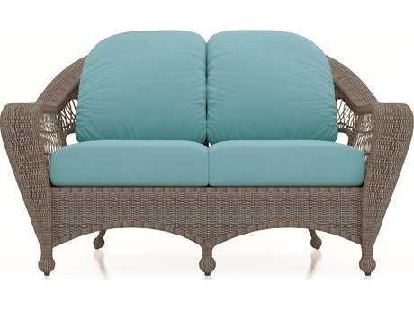 Forever Patio Quick Ship Catalina Heather Wicker Loveseat