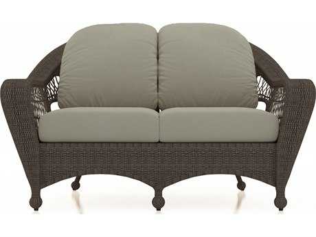 Forever Patio Quick Ship Catalina Sable Round Wicker Loveseat
