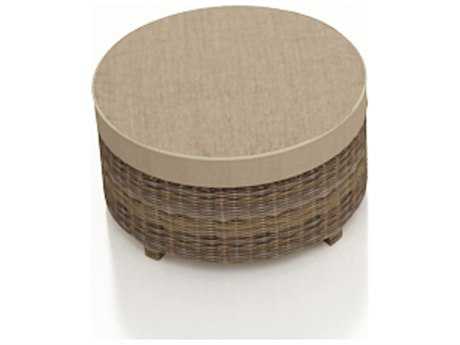 Forever Patio Quick Ship Cypress Round Ottoman Replacement Cushions