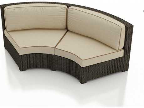 Forever Patio Quick Ship Hampton Radius Curved Loveseat Replacement Cushions