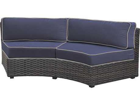 Forever Patio Horizon Bronze Smoke Wicker Sofa