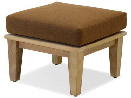 Forever Patio Quick Ship Miramar Plantation Miramar Plantation Teak Ottoman Replacement Cushions