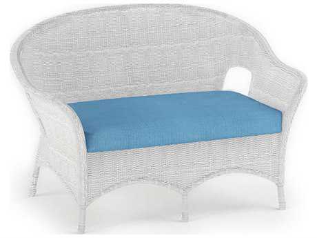 Forever Patio Rockport White Wicker Loveseat