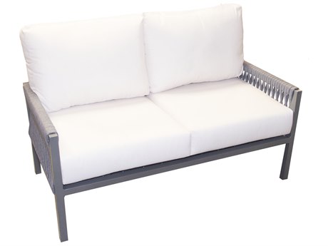 Forever Patio Selene Sterling Aluminum Loveseat