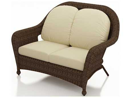 Forever Patio Quick Ship Winslow Cocoa Wicker Loveseat
