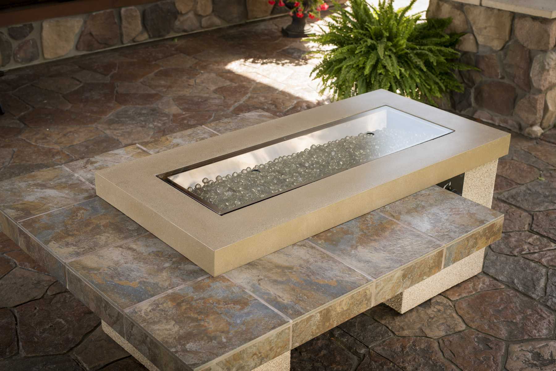 rectangle fire pit table cover