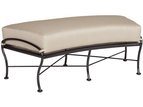 OW Lee Cambria Wrought Iron Curved Bench