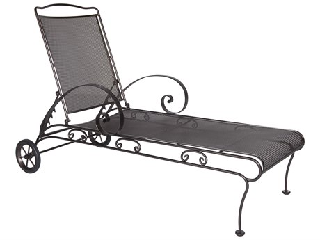 OW Lee Avalon Wrought Iron Adjustable Chaise