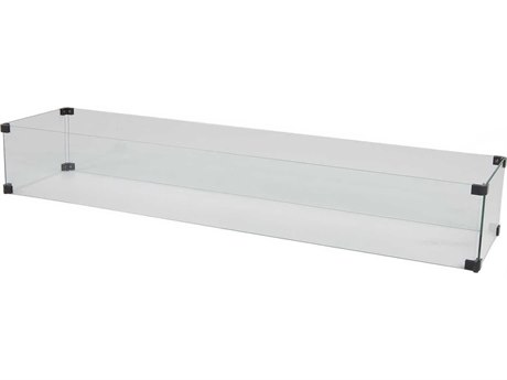 OW Lee Casual Fireside 51.5 x 11.5 Rectangular Glass Guards