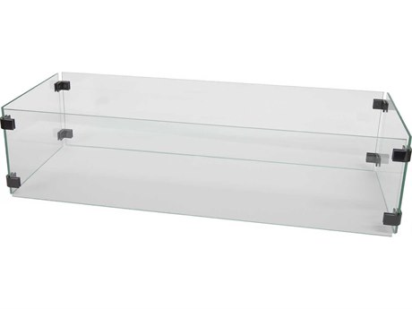 OW Lee Casual Fireside Glass Fire Guard