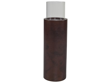 OW Lee Casual Fireside 33 Tall Copper Pillar