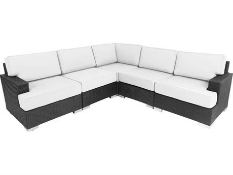 Patio Heaven Signature - Palisades Wicker Modular Sectional 5Signature - PalisadesPc Seating Set