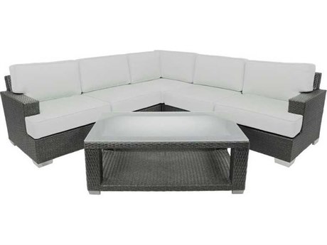 Patio Heaven Signature - Palisades Wicker Modular Sectional 6Signature - PalisadesPc Seating Set