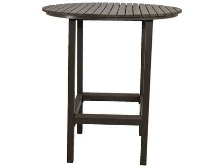 Patio Heaven Riviera Aluminum 36 Round Bar Table Round