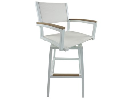 Patio Heaven Riviera Aluminum Swivel Bar Chair