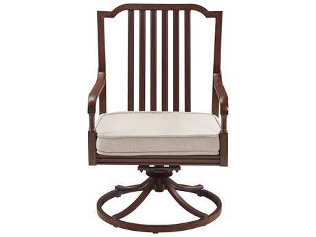 Paula Deen Outdoor River House Aluminum Swivel Dining Chair