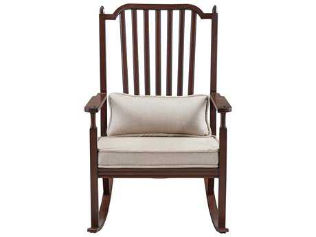 Paula Deen Outdoor River House Aluminum Porch Rocker with One Lumbar Pillow
