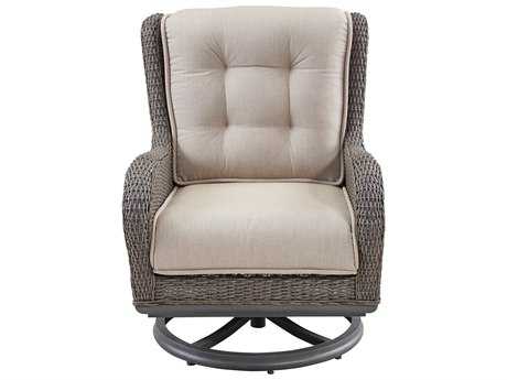 Paula Deen Outdoor Dogwood Wicker Swivel Lounge Chair