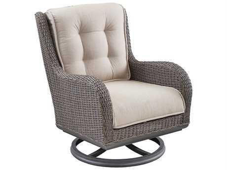 Paula Deen Outdoor Dogwood Wicker Swivel Lounge Chair