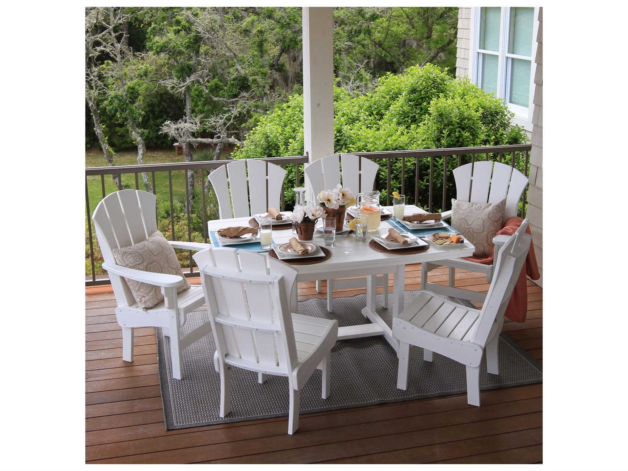 Pawleys Island Porch Recycled Plastic 60 x 42 Dining Table DT1