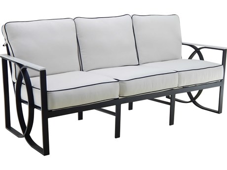 Castelle Hermosa Deep Seating Cast Aluminum Cushion Sofa