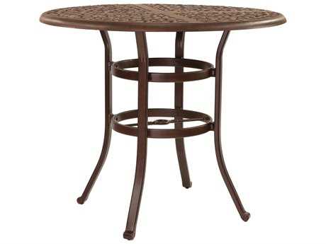 Castelle Sienna Cast Aluminum 42 Round Counter Height Table Ready to Assemble