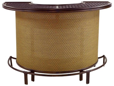 Castelle Coco Isle Cast Aluminum 64 x 38 Semi Circular Bar