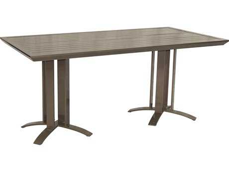 Castelle Moderna Cast Aluminum 64 x 36 Rectangular Counter Table