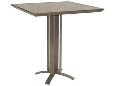 Castelle Moderna Cast Aluminum 38 Square Counter Height Table