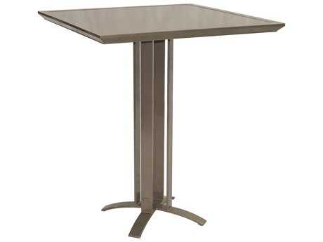 Castelle Moderna Cast Aluminum 38 Square Bar Height Table