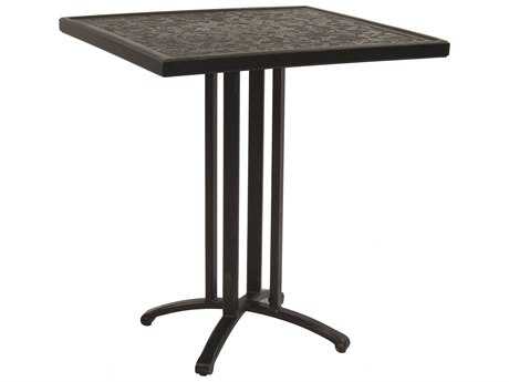 Castelle Vintage Cast Aluminum 32 Square Counter Height Table Ready To Assemble