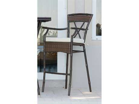 Panama Jack Rum Cay Aluminum Bar Stool