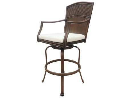Panama Jack Tiki Aluminum Swivel Barstool