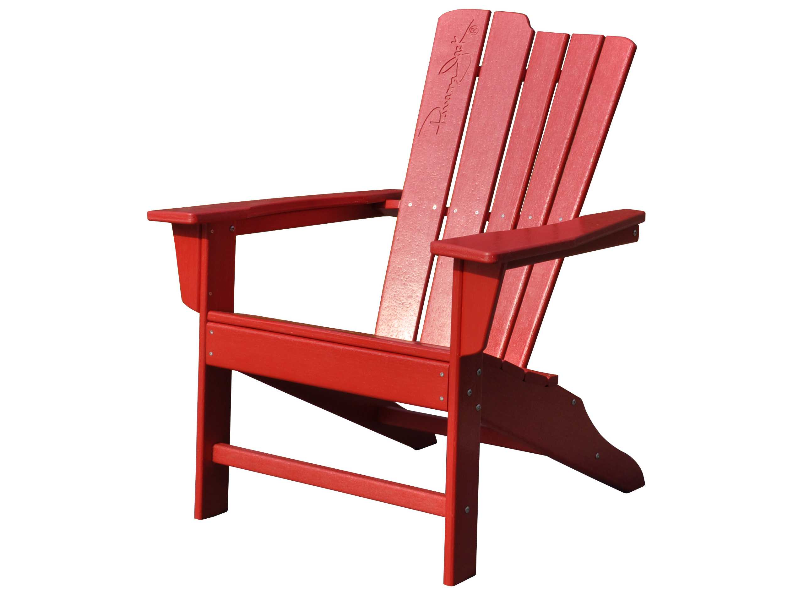 Panama Jack Red Adirondack Resin Chair | PJO-4001-RED-AD