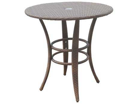 Panama Jack Key Biscayne Aluminum 30 Round Bistro Dining Table
