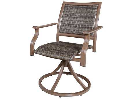Panama Jack Island Cove Woven Swivel Armchair (Set of 2)