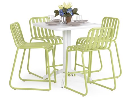 Palm Springs Rattan 0100 Series Aluminum Counter Set