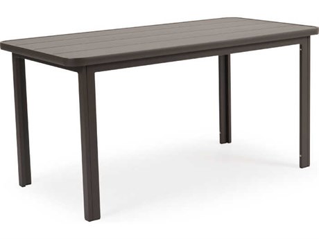 Palm Springs Rattan 0100 Series Aluminum 60 x 29 Rectangular Dining Table