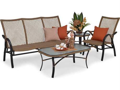 Palm Springs Rattan Aluminum 3200 Series Lounge Set