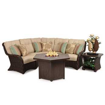 Palm Springs Rattan 4300 Series Sectional Set