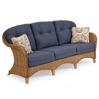 Palm Springs Rattan 6500 Series Wicker Deep Seating Sofa