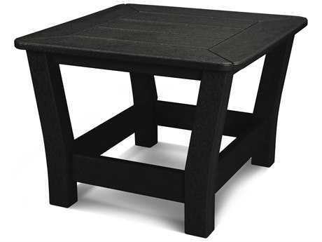 POLYWOOD® Harbour Recycled Plastic 23 Square Slat Side Table