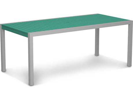 POLYWOOD® Mod Aluminum 73 x 36 Rectangular Dining Table