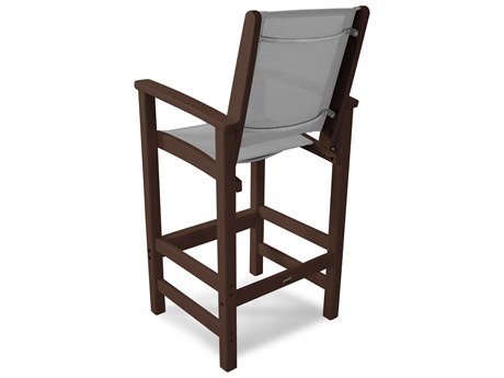 POLYWOOD® Coastal Recycled Plastic Bar Chair