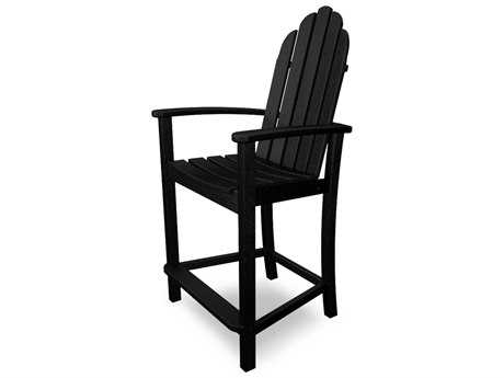 POLYWOOD® Classic Adirondack Recycled Plastic Counter Stool