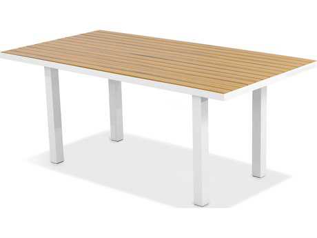 POLYWOOD® Euro Plastique 72 x 36 Rectangular Dining Table