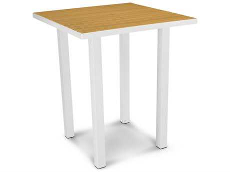 POLYWOOD® Euro Plastique 36 Square Bar Table